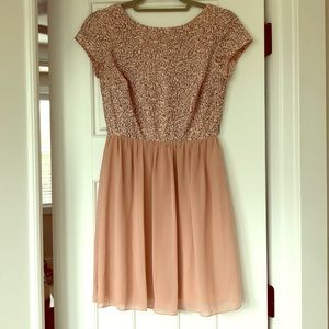 Speechless Pink Skater Dress